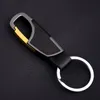 50pcs Personalised Luxury Manual metal inlay Keychain Car Key Chain Key Ring leather key chain creative birthday gift