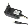 100 pcs Frete grátis 5 V 2A Preto Adaptador de Energia Carregador de Parede 2.5mm EUA / UE Plug Adaptadores para Android Tablet PC (DY)