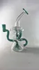 Bunte Hot Sellers Glasbongs Inline Percolato Thick Base Dab Recycler Oil Rigs mit Bowl Joint 14,4 mm Banger Hanger