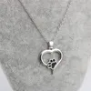 Collane con ciondolo zampa di cane cuore moda per donna catene a maglie placcate oro argento collana girocolli regalo gioielli per feste