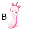 INS Yeni Saç Peruk Ile Unicorn Horn Kafa Sticks örgüler Fantezi Elbise Noel Partisi Kız Lady Cosplay Glitter Kulak Hairband dolgu çanta