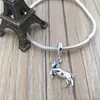 Anndy Jewel Authentic 925 Sterling Silver Beads Unicorn Dangle Charm Charms Fits European Pandora Style Jewelry Bracelets & Neckla3254