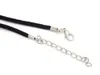 100st / parti 18inch svart sammet halsband ledning tråd smycken fynd komponenter för DIY Craft Present W5