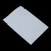 200 pezzi 8x12 cm 31x47 pollici bianco Mylar Foil Open Top sacchetto sottovuoto sigillo termico campione Mylar Baggie foglio di alluminio custodia per alimenti1315725