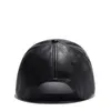 JAMELOON Nova moda de alta qualidade de couro falso PU Cap verão casual snapback bonés de beisebol para homens mulheres chapéu liso whole253F