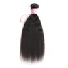 Brasilianer Virgin Haar menschliches Haar Kinky Straight Yaki Natural Color 3Bundles 3picslot Queen Hair Doppelschalte von Frau Joli4246588