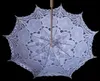 New solid color lace parasols Bridal wedding umbrellas available Flower Embroidery Umbrella Girl Parasol