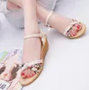 Sommar dam nya tjocka sålar sandaler godis färg kvinnliga sandaler