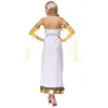 Sexy Oude Egypte Queen Princess Costume Classic Halloween Party Cosplay Kostuum Maskerade Griekenland Goddess Stage Outfits