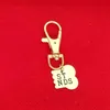 Gold Silver FRIENDS Pendant necklace pet dog bones BFF 2 part necklaces and keychain mens jewelry