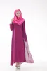 Muslimsk mantel för kvinnor långärmad maxi klänning plus storlek etniska kläder abaya söndag kläder varm försäljning chiffong långa vestidos