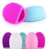 Makeup Brush Cleaner Tools Glove Scrubber Tvätt Rengöring Borstar Ägg Kosmetiska Verktyg Clean Cleaners Fineer Hand Foundation Remover