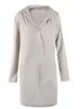 Hoodie Artı Boyutu Gevşek Ceketler Kadın Moda Rahat Ceket Uzun Kollu Tişörtü Sıcak Bluzlar Kazak Dış Giyim Jumper Kadın Giyim B3520
