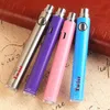 MOQ 1st Ecig 510 Vape Pen Batteri Ego C UGO Twist Batterier EVOD Variabel spänning 3,2-4,8V USB Passthrough Vaporizers