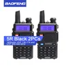 Baofeng UV-5R Walkie Talkie Çift Bant İki Yönlü Radyo Pofung UV 5R Taşınabilir Ham Radyo Alıcı-Verici Baofeng UV5R El Toky Woky