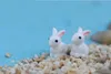 100 stks Hars Rabbit Miniaturen Landschap Accessoires voor Thuis Tuin Decoratie Scrapbooking Craft DIY