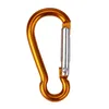 도매 유용한 물고기 알루미늄 합금 Carabiner 스프링 스냅 클립 후크 Keychain 등산 Levert Dropship 무료 배송