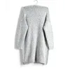 Zimowa kardigan dla kobiet Casual Fashion Solid Women Ciepłe dzianiny Cardigans O Neck Długi rękaw Długie swetry