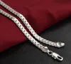 2017 New Fashion Necklace Silver Plated Men's Jewelry Necklace Silver Plated Necklace G2073407