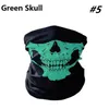 Nieuwe 10Styles Motorfiets Fiets Buitensporten Neck Face Cosplay Masker Skull Mask Volledige Gezicht Hoofd Kap Protector Bandanas Party Masks C012