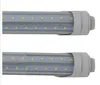 الأسهم في الولايات المتحدة + 8ft led r17d برودة الباب الصمام أنبوب شكل v مزدوجة الصفوف SMD2835 أدى ضوء أنبوب 270 زاوية AC85-265V