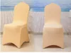 Hoge Kwaliteit Spandex Stretch Chair Cover Bruiloft Banket Party Hotel Decorations Stoel Cover Set Universele Kerk Huwelijksstoel Covers