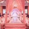 Wedding Stage Decoratie 1m breed spiegel tapijt Shine Silver Tapijt Aisle Runner voor romantische gunstenfeest