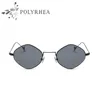 Fashion Ladies's sunglasses Oval Female Sunglasses Alloy Frame Oval Eyewear For Women Vintage Metal Sun glasses With Box And Cases