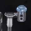 Glow In Dark Mushroom Glass Carb Cap Rauchnägel Durchmesser 31 mm Boden 4 mm Domeless Banger Nail Flache Schüssel Enail Buntes Dab Rig