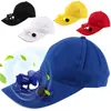 Solar Power Cap Suntan Hat Cooling Cool Fan For Sport Peaked Caps Outdoor Golf Baseball Fishing Snapbacks Baseball Hats 50pcs MK56