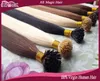 keratin tipped hair extensions i 팁 머리카락 확장 사람의 머리카락 스트레이트 스트레이트 1g 20 "22"24 "검은 갈색 금발 색상