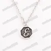 26 Teile/los Schmuck Initialen Alphabet Disc Anhänger Halsketten 24" N1724 (A-Z) Geburtstagsgeschenk für Frauen Freundschaft Beste Freundin