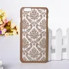 Nouveau Vintage Cour Fleur Mat En Plastique Dur PCl Creux Sur La Peau Translucide Couverture Arrière Cas De Téléphone Iphone 6s plus Iphone 6 4.7