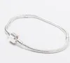 10st/Lot Silver Plated Bangle Armbands Chain with Barrel Clasp för DIY European Beads Armband C164944905