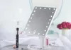 360 -Grad -Rotation Touchscreen Make -up LED Mirror Kosmetische Falten tragbare kompakte Tasche mit 22/16 Lichter Make -up 40pcs