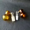 Vasi esterni in vetro smerigliato multicolore accessori per bong, unico bruciatore a nafta Bong in vetro Tubi per acqua Tubi in vetro Tubi per olio Fumo con D
