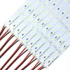 100 stks SMD 8520 LED Rigid Hard Strip Bar Light 100cm 1m 72Leds Niet-waterdicht aluminium profiel LED 12V voor LED Strip