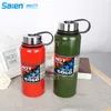 Rostfritt stål Vattenflaskor - Tillverkad av BPA Fri läckageisolerad design för kalla drycker Perfekt till camping, picknick, gym