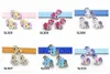 8mm Slide Charms 100st Cartoon Wholesales DIY Charms Intern Dia.8mm Fit 8mm Band Grossist SL307 som Chirstmas Gift