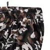 Camuflagem Calças impressas Plus Size S-3XL Outono Army Calças de Carga Mulheres Calças Elásticas Calças de cintura elástica