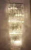 Lobby Applique da parete in cristallo di lusso LED Hotel Project Grande lampada da parete in cristallo Soggiorno Sconce Ville Penthouse Floor Corridor Lighting LLFA