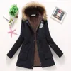 Kış Bayan Parka Rahat Dış Giyim Kapşonlu Coat Kürk Kadın Ceket Manteau Femme Kadın Giysileri