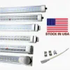 8フィート LED ライトチューブ卸売 72 ワット LED チューブ T8 8フィート FA8 シングルピン G13 R17D 統合両面 smd2835 AC85-265V DLC UL
