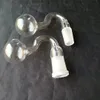 1 pieza de tubo de vidrio, accesorios para pipa de fumar para shisha, cachimba, accesorios para pipa de agua, bong