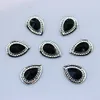 100 stks 13 * 18mm Drop Water Crystal Hars Kralen Hars Flat Back Rhinestones Scrapbook Craft Embellishment ZZ22