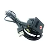 Nuovo 1pcs Automobili 3.5mm USB AUX per cuffie Maschio Jack Adattatore Kit di ingresso pannello interno auto