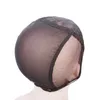 High quality lace wig cap for making wigs with adjustable strap on the back weaving cap black glueless wig caps