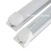 Linhas de casal 8 pés tubo T8 super brilhantes 72W 8 pés levaram tubos Integrado tubo conduzido 384lelds 7000 lumens AC110-240V + da Em americanas