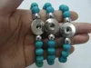 2017 hot sales 20cm NOOSA chunks snap button jewelry turquoise Noosa Bracelet Snap buttons 10pcs/lot Drop shipping