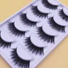 Thick False Eyelashes Makeup Long Fake Eyelashes Handmade Natural Fiber Eye Lashes